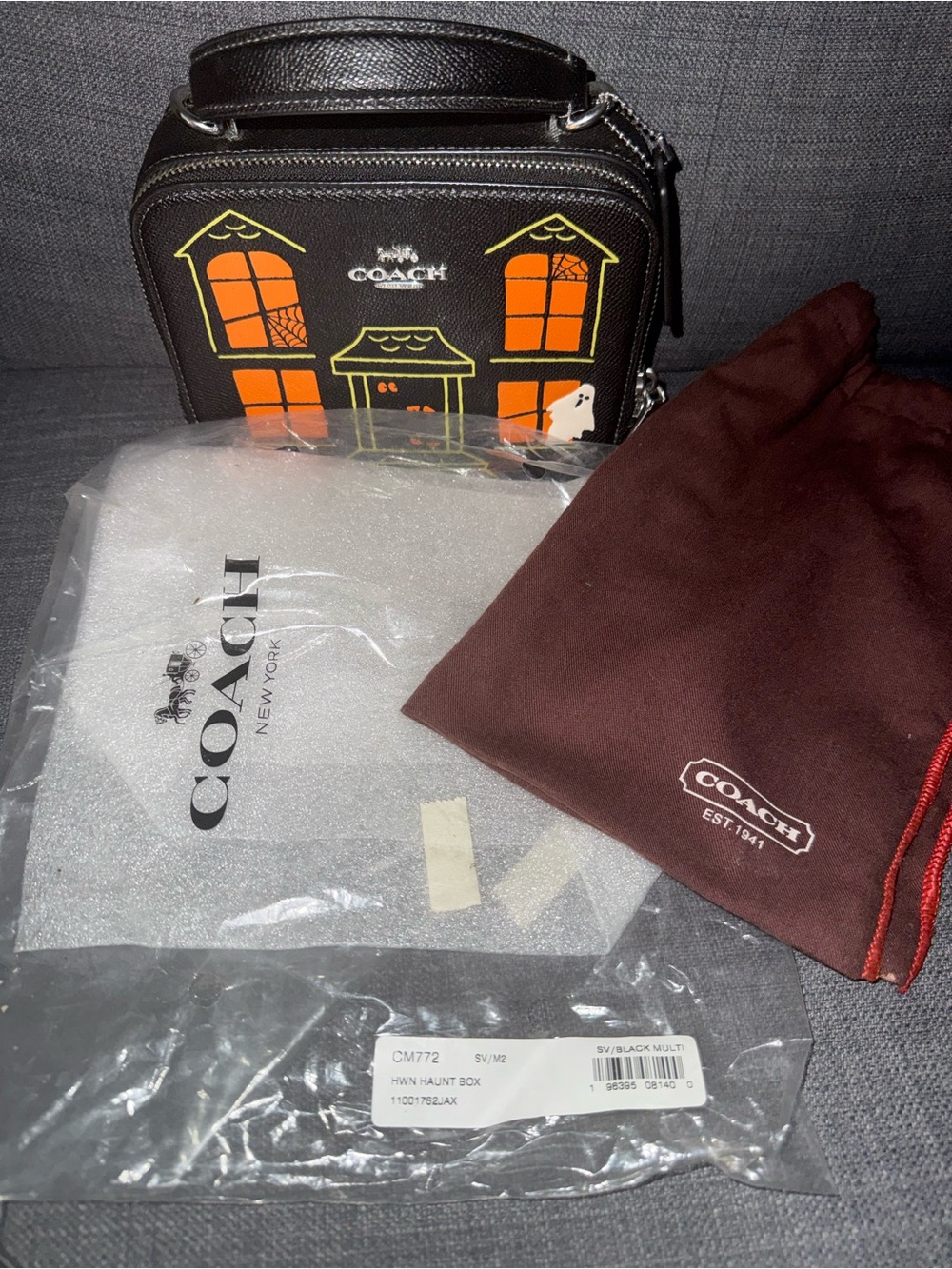 Coach RARE Haunted House Box Bag - Picture 13 of 13